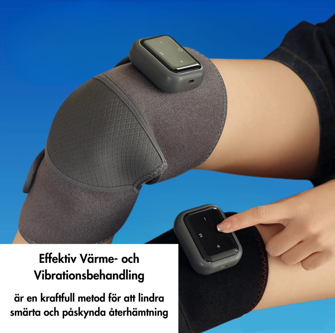 Värmepuls Knä Massage – Lättnad vid Knäsmärta med Värme- och Vibrationsbehandling för Artrit och Ledvärk - Varuhuset24