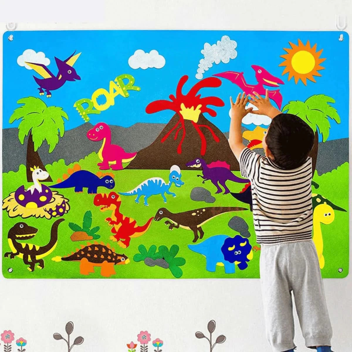 StoryPlay™ – Interaktiv Filtbräda för Barn - Kreativ Lek & Lärande - Varuhuset24