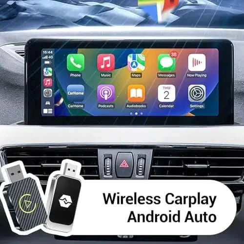 DriveSync™ Pro – Trådløs CarPlay og Android Auto Adapter | Plug & Play for biler med kablet CarPlay