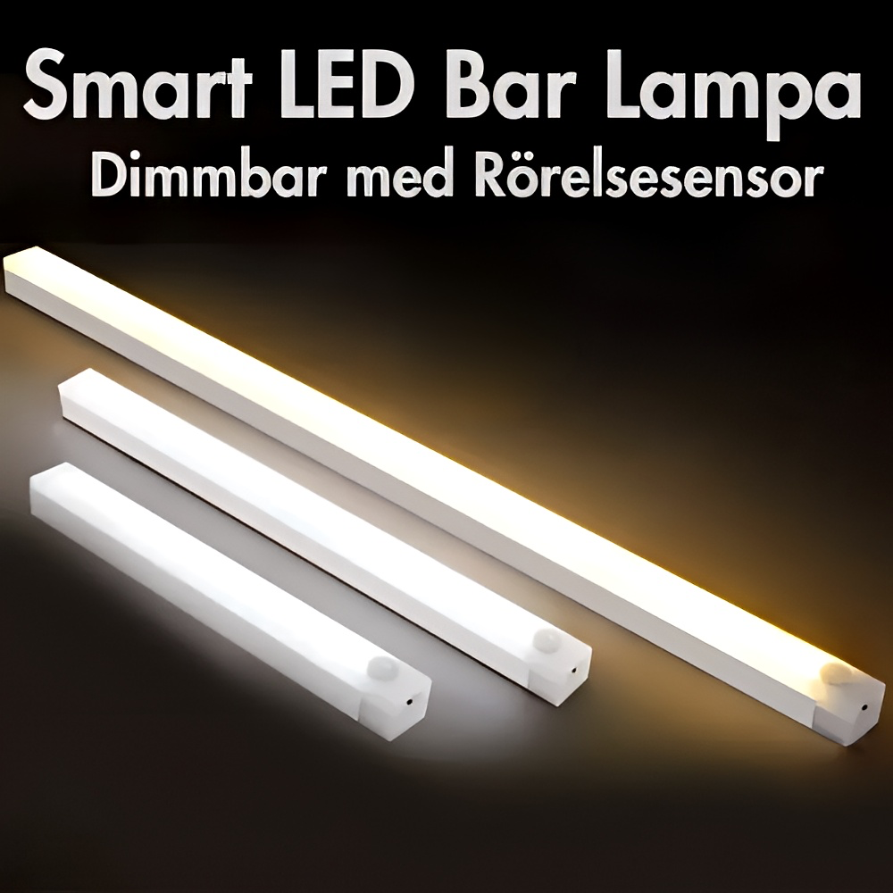 Smart LED Bar Lampa – Dimmbar med Rörelsesensor - Varuhuset24