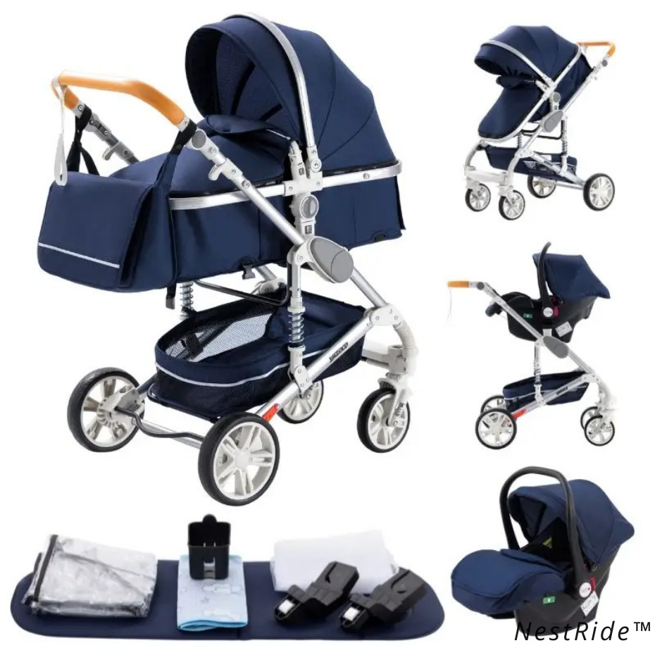 NestRide™ Barnvagn – Ergonomisk Komfort, Smidig Hantering och Stil - Varuhuset24
