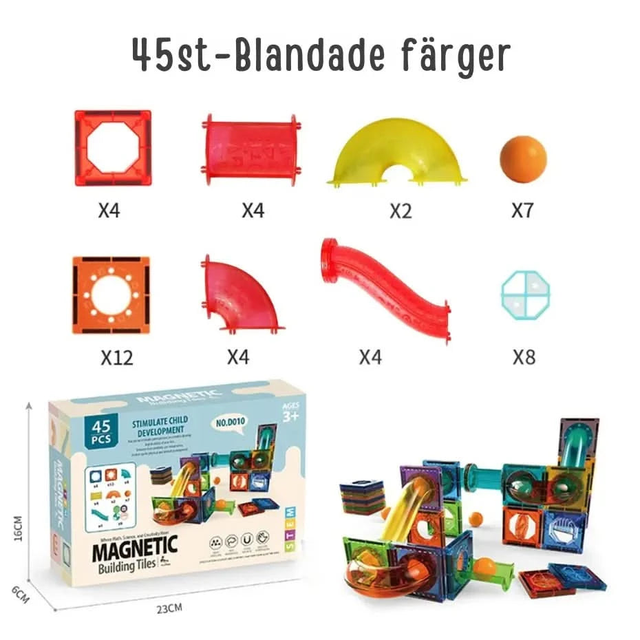 Magnetiske byggeklosser for barn – pedagogisk og kreativt leketøy