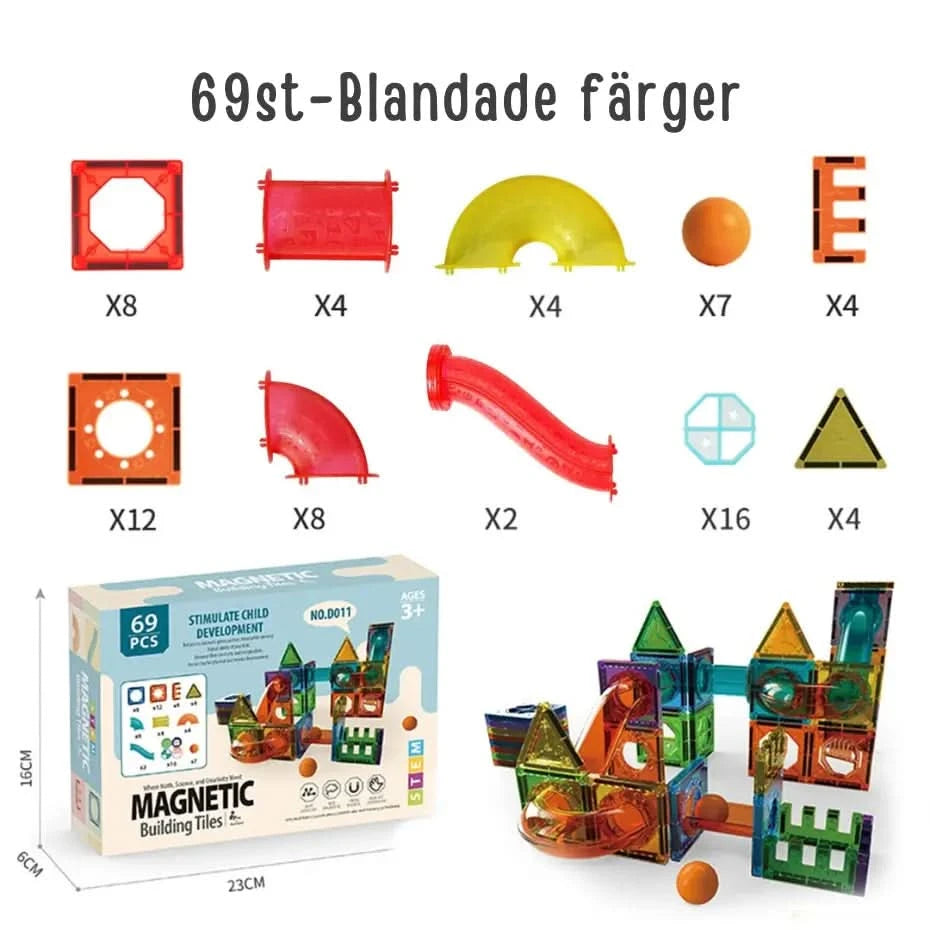 Magnetiske byggeklosser for barn – pedagogisk og kreativt leketøy
