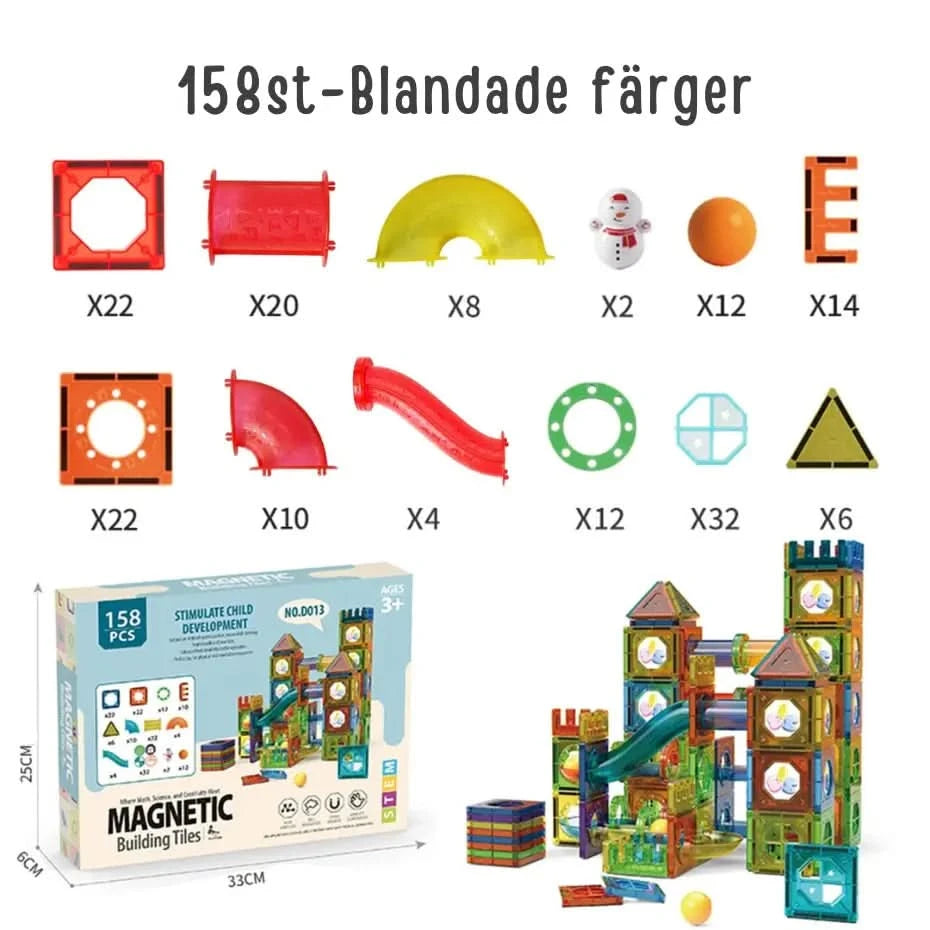 Magnetiske byggeklosser for barn – pedagogisk og kreativt leketøy
