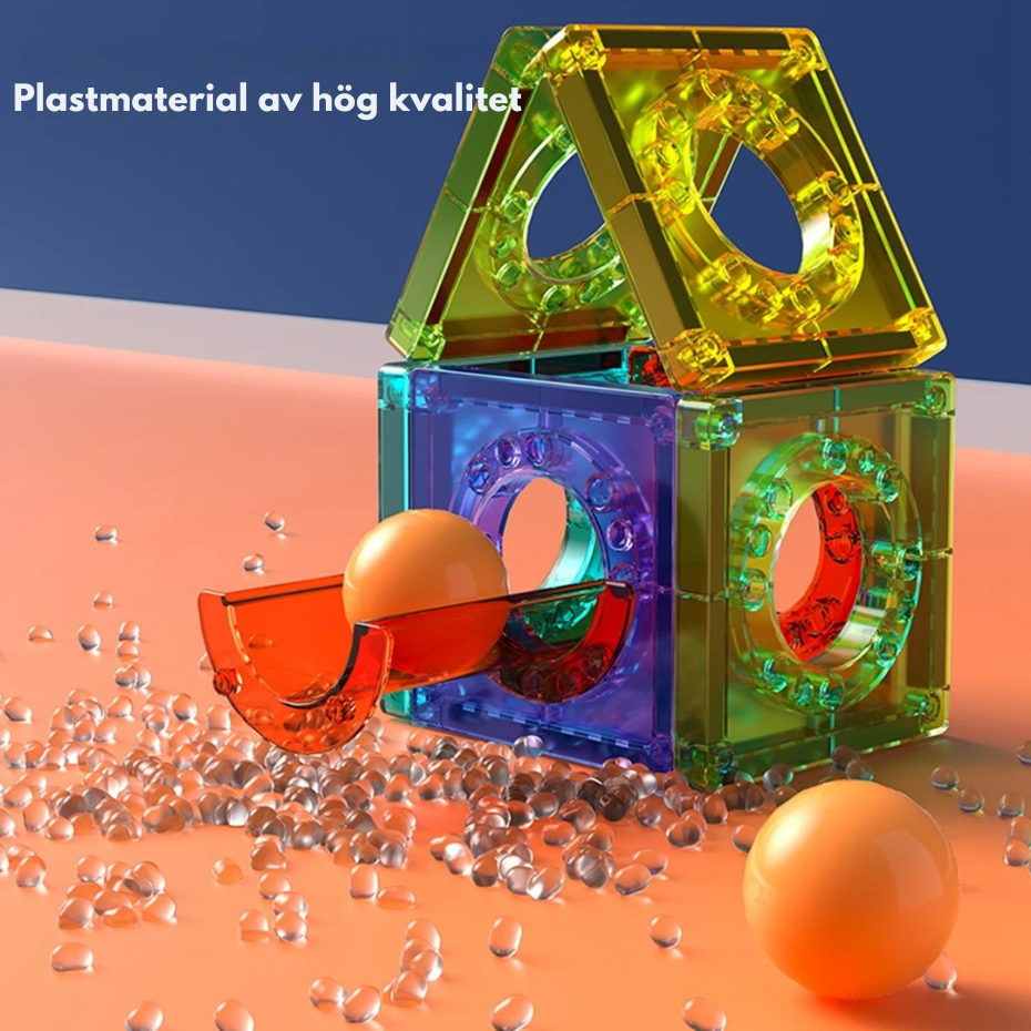 Magnetiska Byggklossar för Barn – Lärande och Kreativ Leksak - Varuhuset24