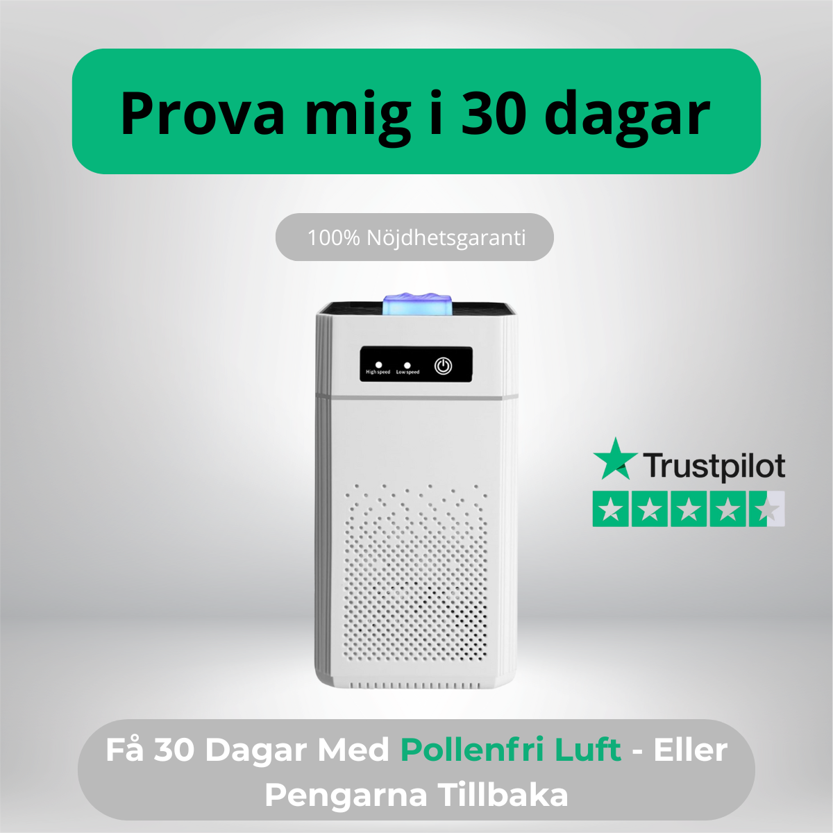 ClearAir™ – Luftrenseren for deg med pollenallergi