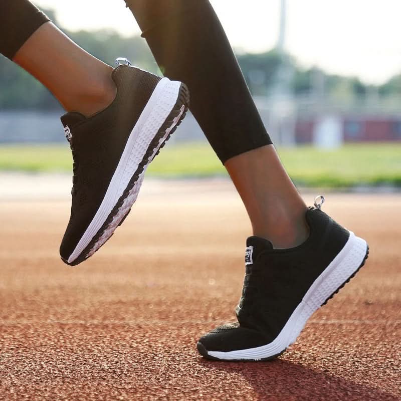 Ortopediska Löparskor för Kvinnor – Andningsbara Mesh Sneakers för Komfort och Stöd