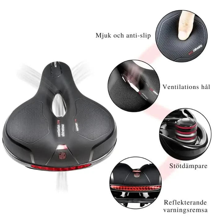 Saddle Power™ – Syklus lenger, smertefri