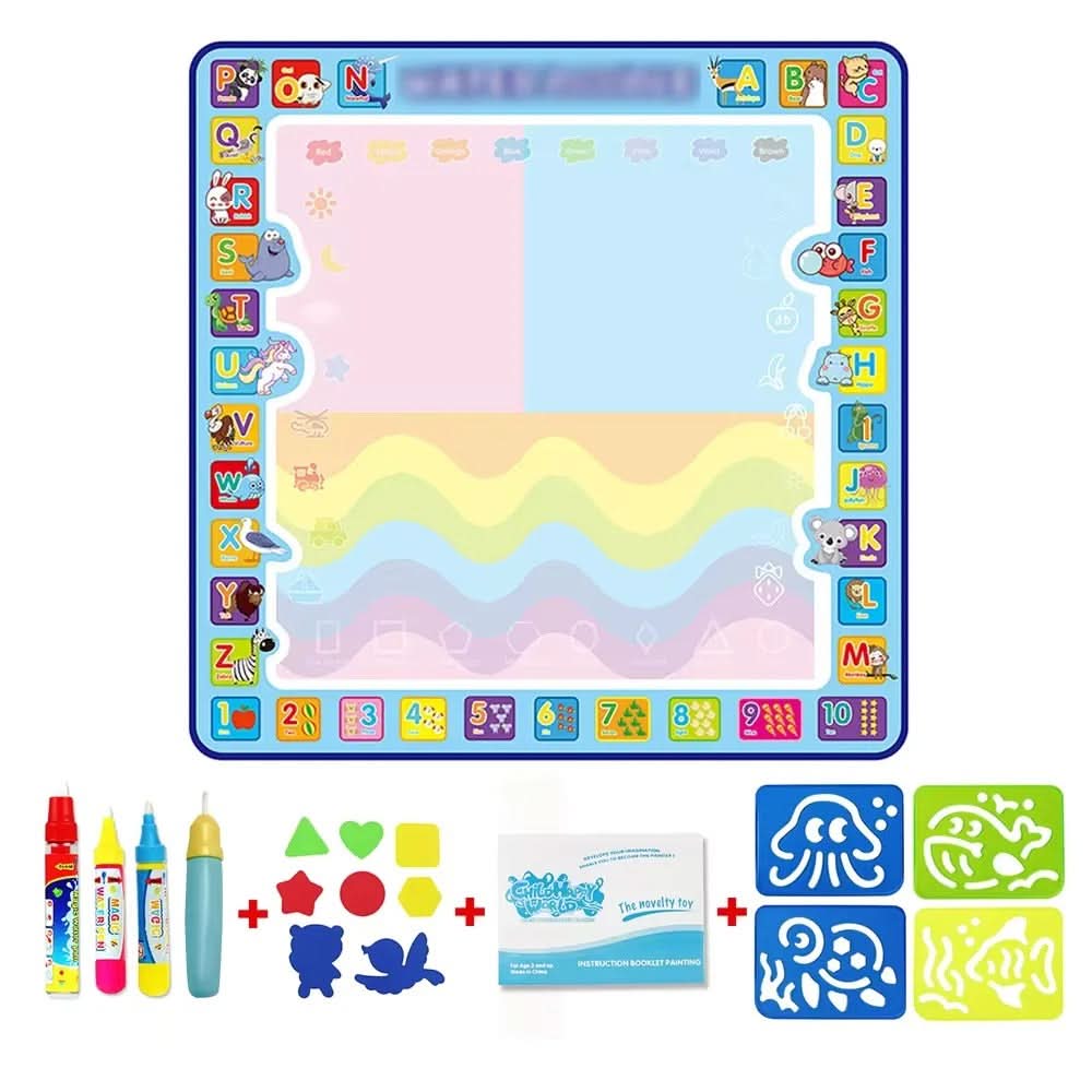 Water Doodle Mat – Kladdfri Kreativitet för Barn 3-8 år - Varuhuset24