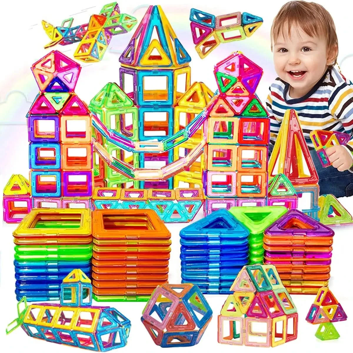Magnetische Bausteine für Kinder – Kreatives und lehrreiches Spielzeug mit starker Magnetkonstruktion