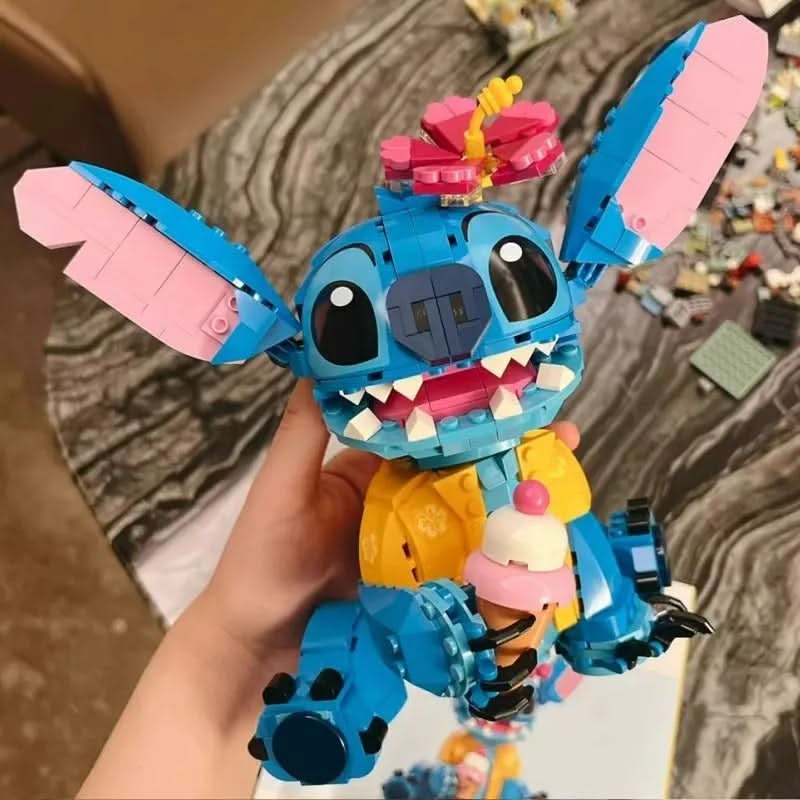 Disney Stitch Byggklossar – Kawaii Kompatibel Byggsats för Barn - Varuhuset24