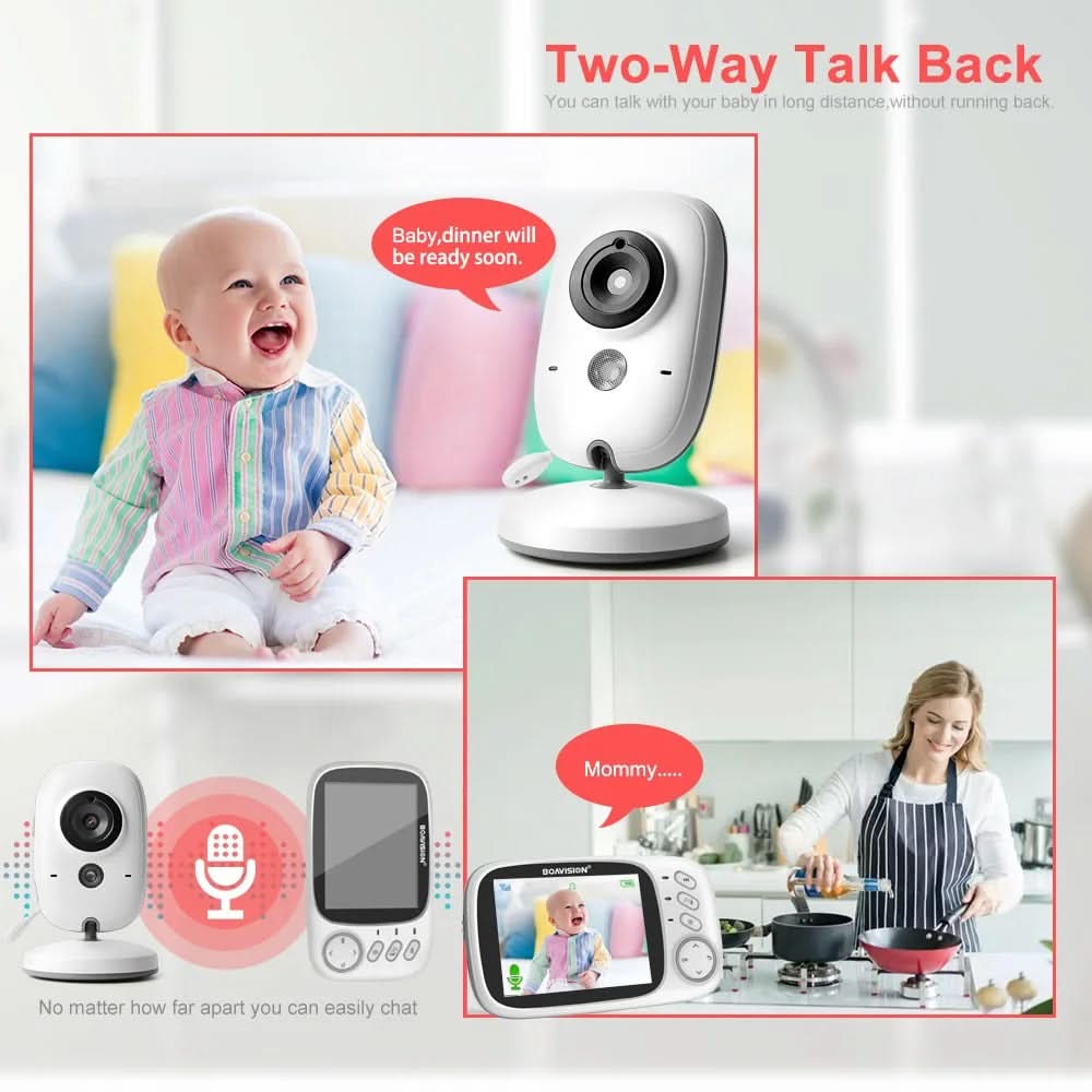 BabyNest Pro™ – Avancerad Babyvakt med Skärm, Nattvision & Tvåvägsljud - Varuhuset24