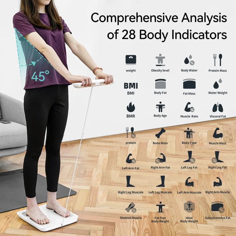 SmartFit Pro 8X – Kroppsfettvåg för Exakta Hälsomätningar - Varuhuset24