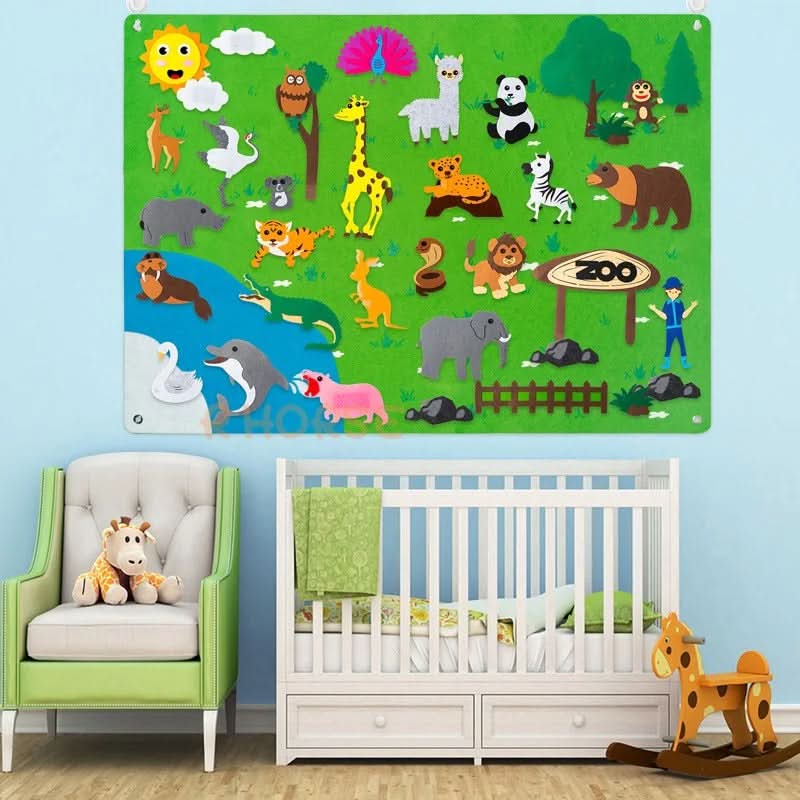 StoryPlay™ – Interaktiv Filtbräda för Barn - Kreativ Lek & Lärande - Varuhuset24