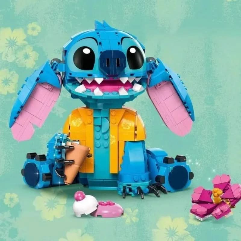 Disney Stitch Byggklossar – Kawaii Kompatibel Byggsats för Barn - Varuhuset24