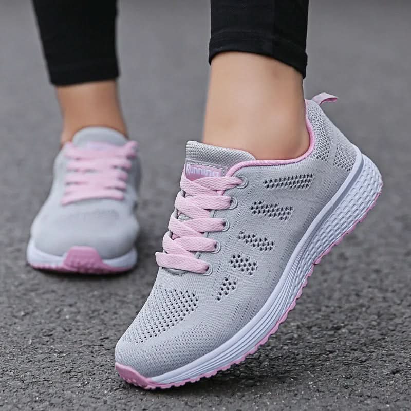 Ortopediska Löparskor för Kvinnor – Andningsbara Mesh Sneakers för Komfort och Stöd - Varuhuset24