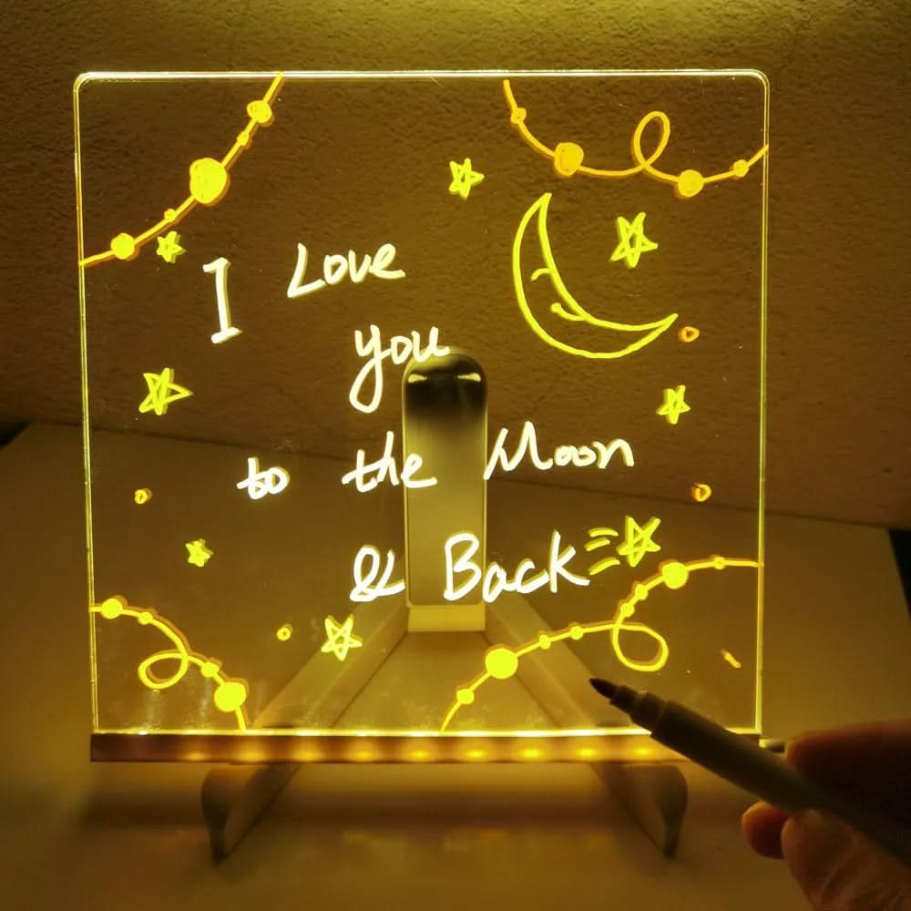LumiBoard™ – Magisk LED-tegnebrett for barn | Creative Light Board og gjenbrukbar tegneblokk