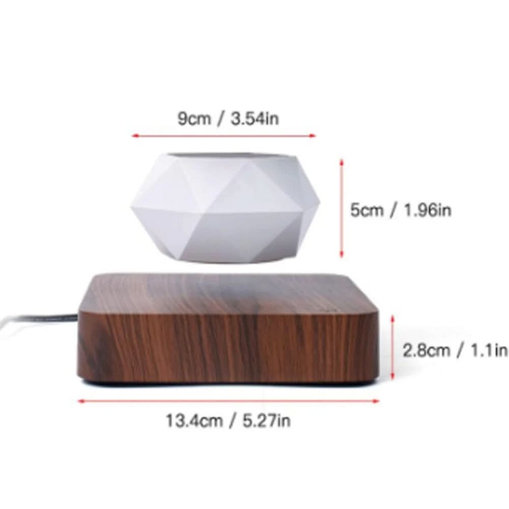 LevitaPot™ – Magnetisk flytende blomsterpotte med 360° rotasjon
