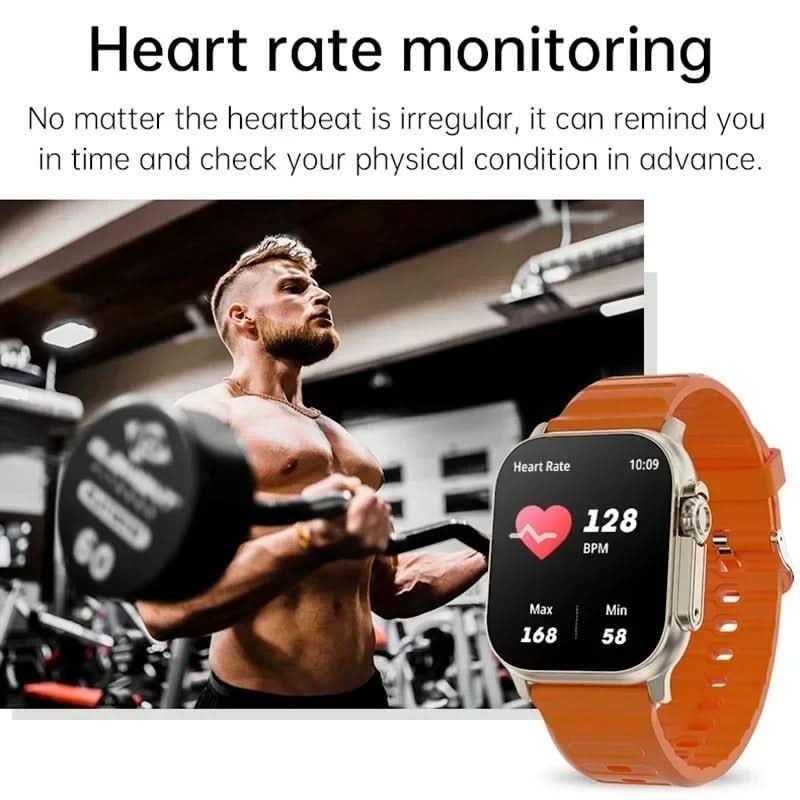 Smartwatch T900 Ultra – Bluetooth, Hälsomätning & Sportlägen - Varuhuset24