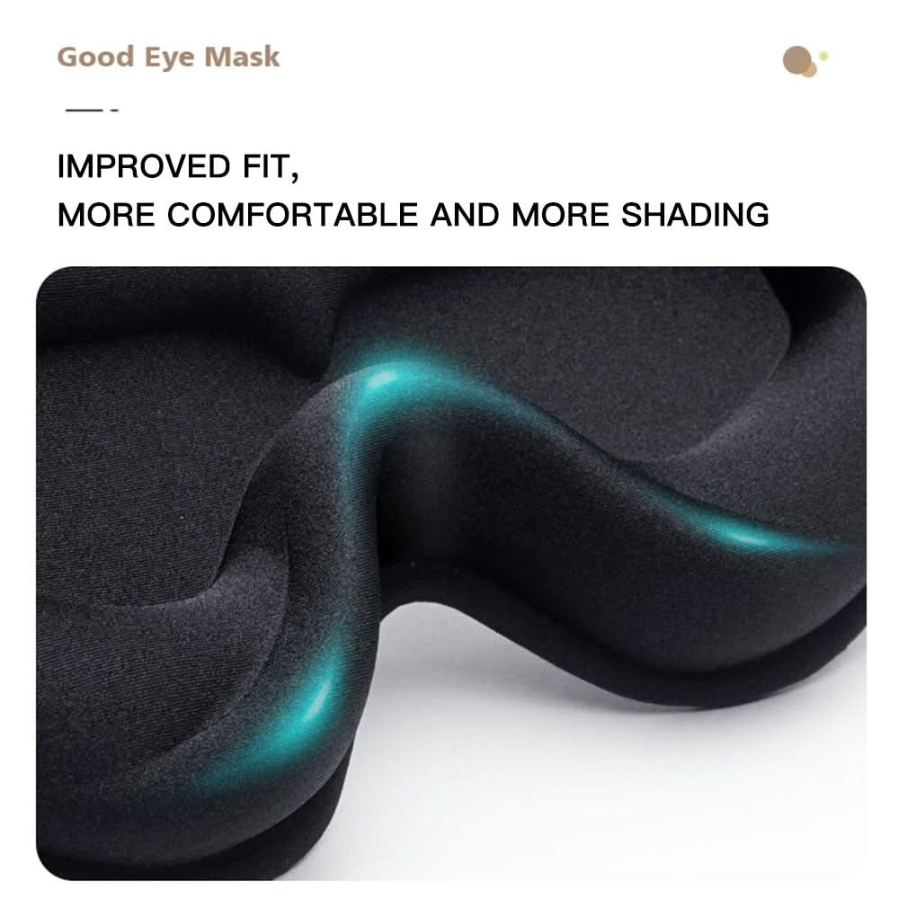 3D Sleep Mask – Blockera Ljus & Få Djup Sömn | Justerbar & Ergonomisk Design - Varuhuset24