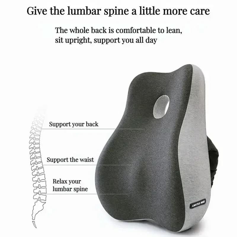 Ergonomisk Memory Foam Sittdyna – Ortopediskt Stöd för Rygg och Svank - Varuhuset24