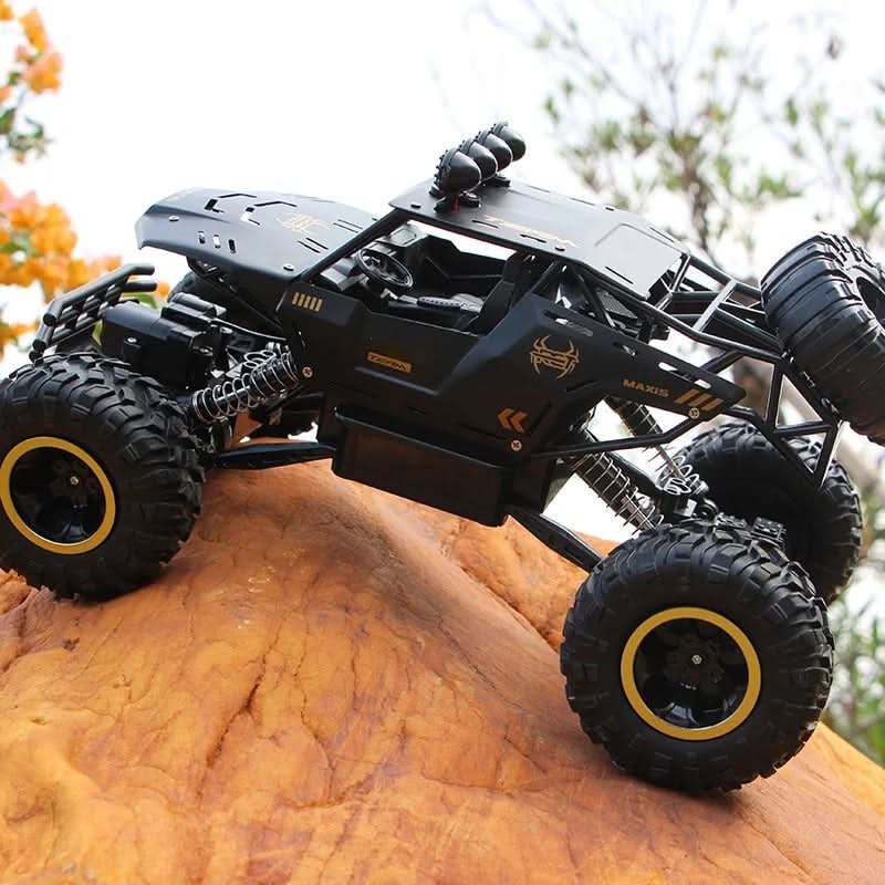 Fjärrstyrd 4WD Offroad RC-Bil med LED-ljus och Stötdämpning - Varuhuset24