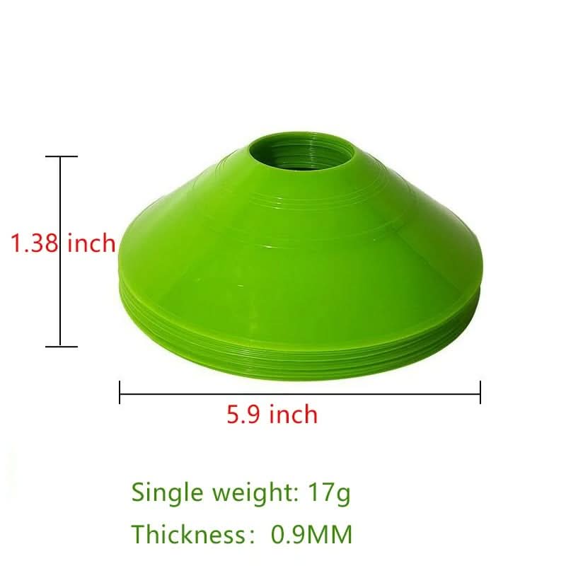 10-pack Träningskoner för Fotboll & Agility – Perfekt för Barn & Proffs, 15 cm Diameter - Varuhuset24