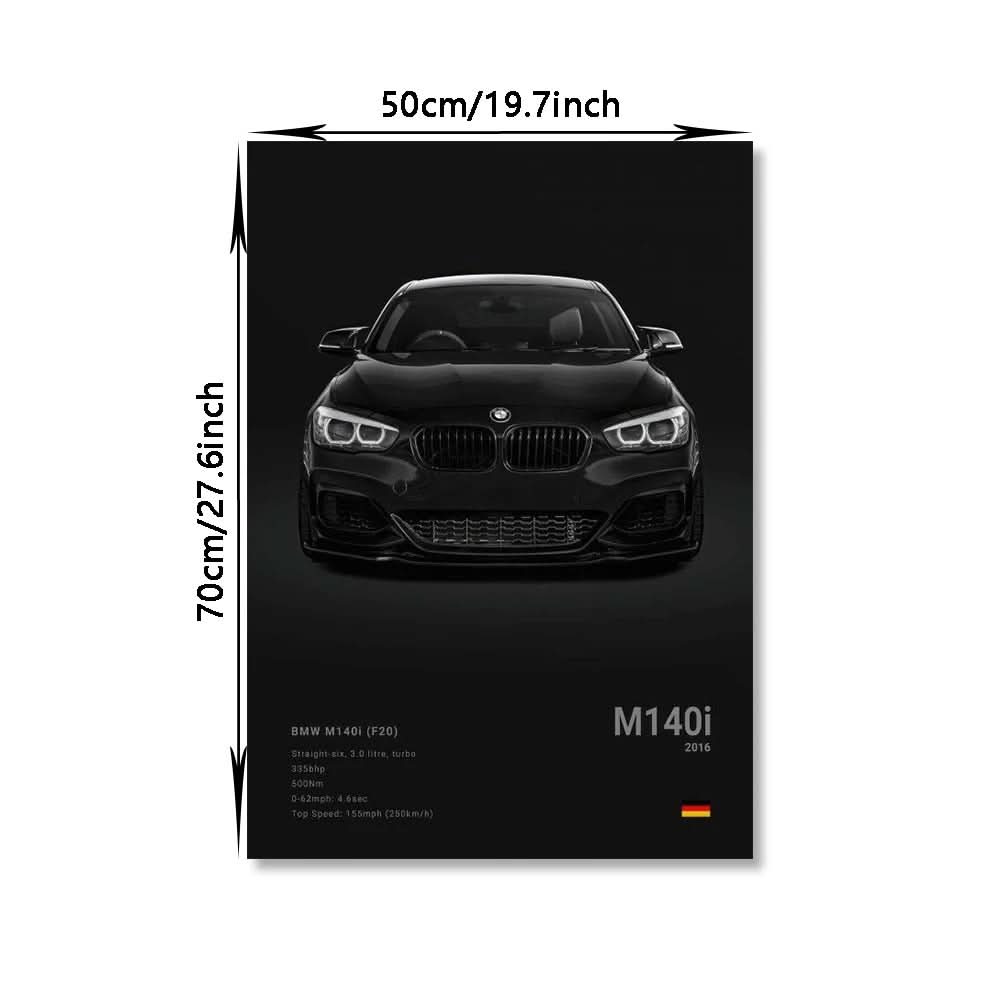 Berömda Bilar Canvas Väggkonst – M5, 918, GT3, G63, STO, SLS | Modern Heminredning & Födelsedagspresent - Varuhuset24