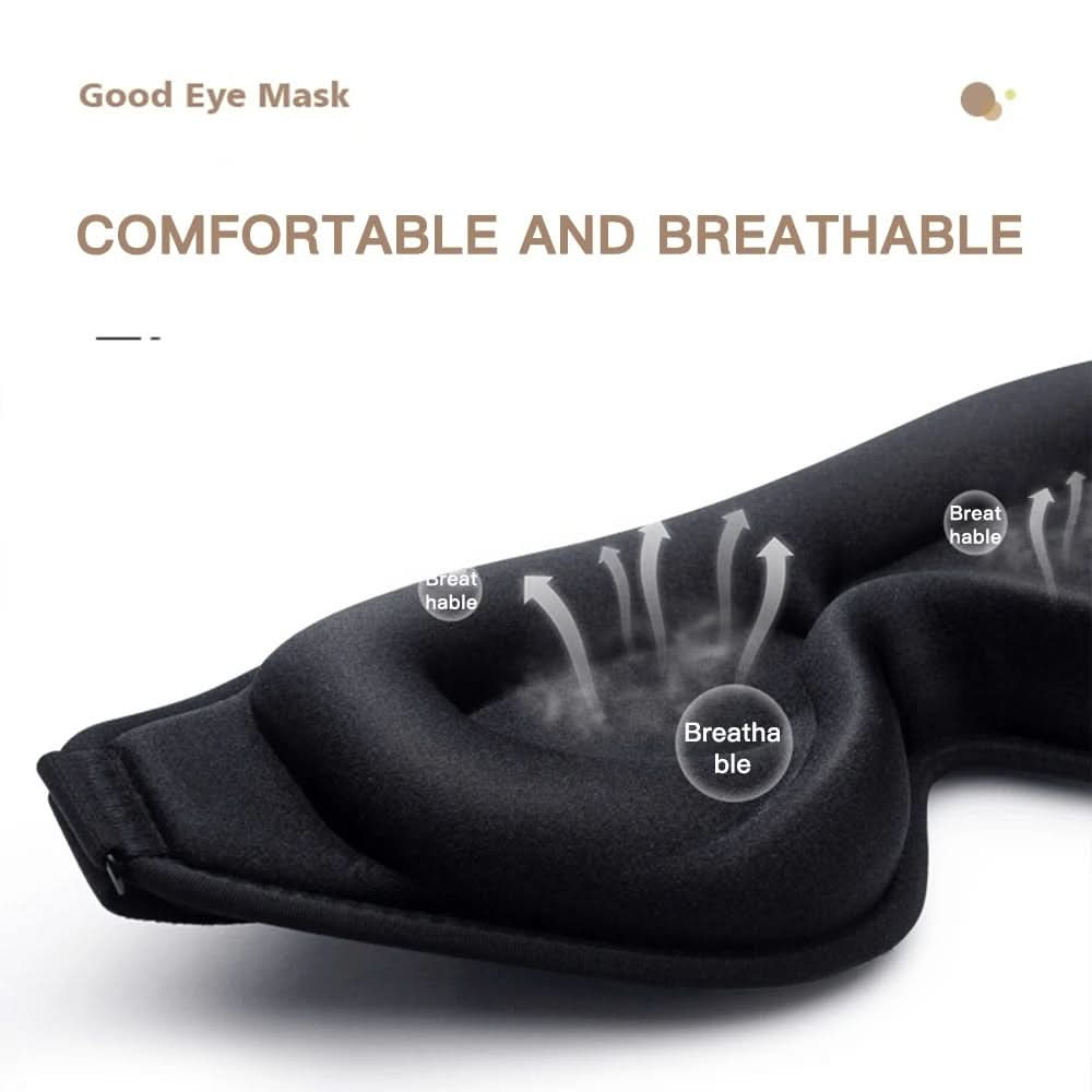 3D Sleep Mask – Blockera Ljus & Få Djup Sömn | Justerbar & Ergonomisk Design - Varuhuset24