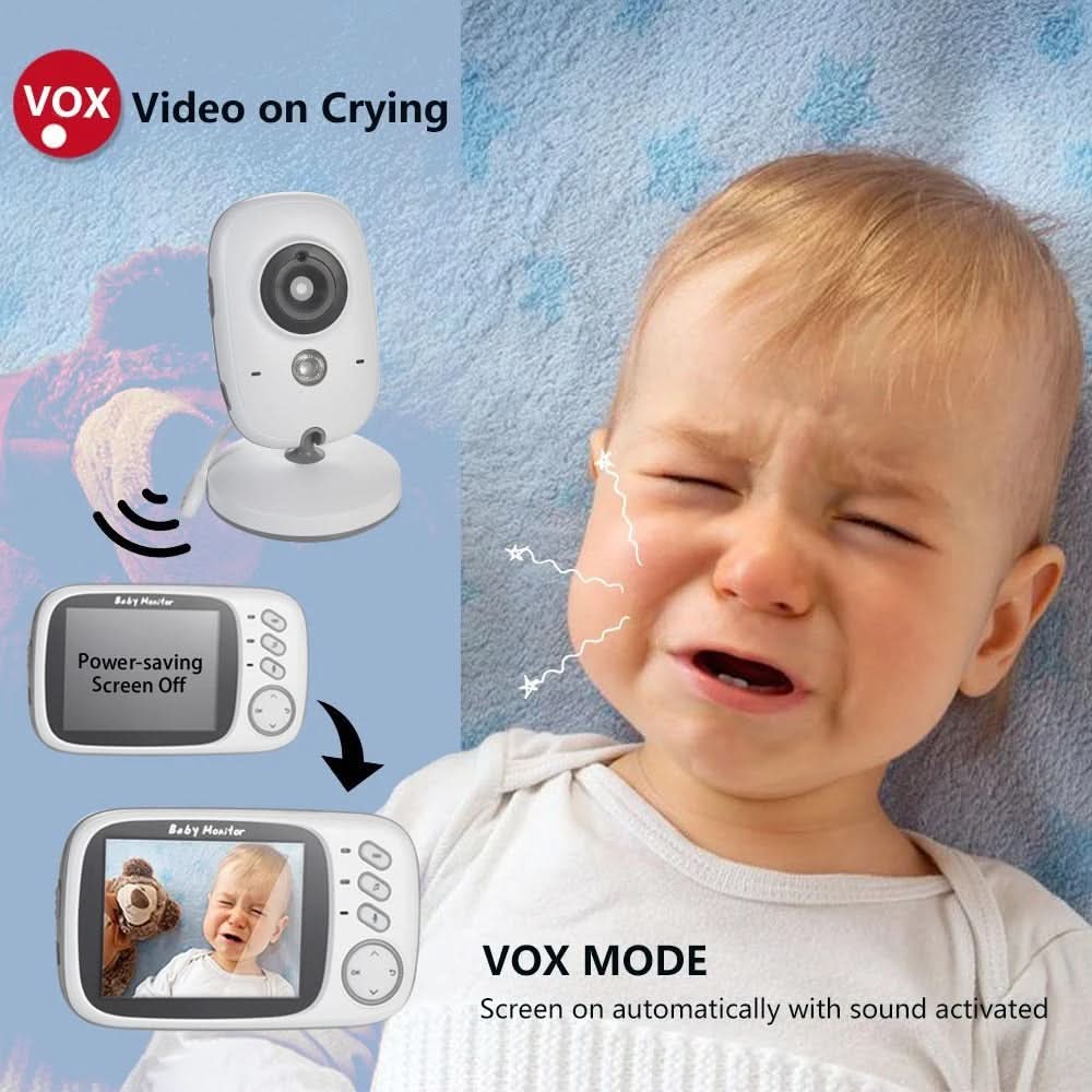 BabyNest Pro™ – Avancerad Babyvakt med Skärm, Nattvision & Tvåvägsljud - Varuhuset24