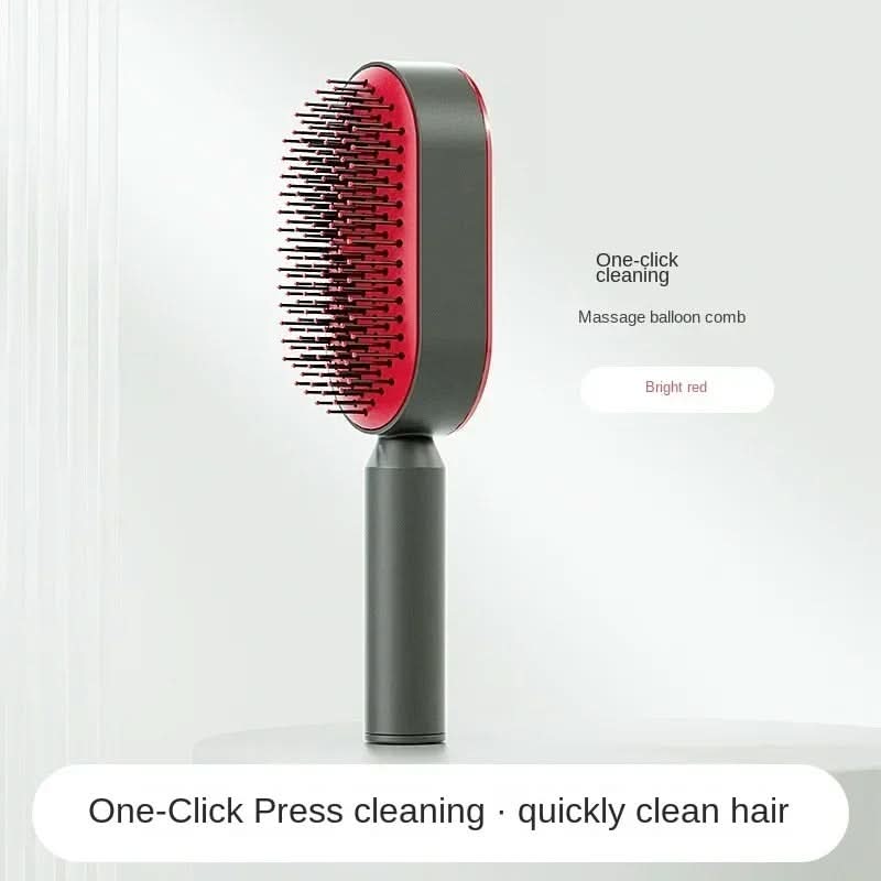 CleanEase™ – Selvrensende hårbørste med massasjeeffekt