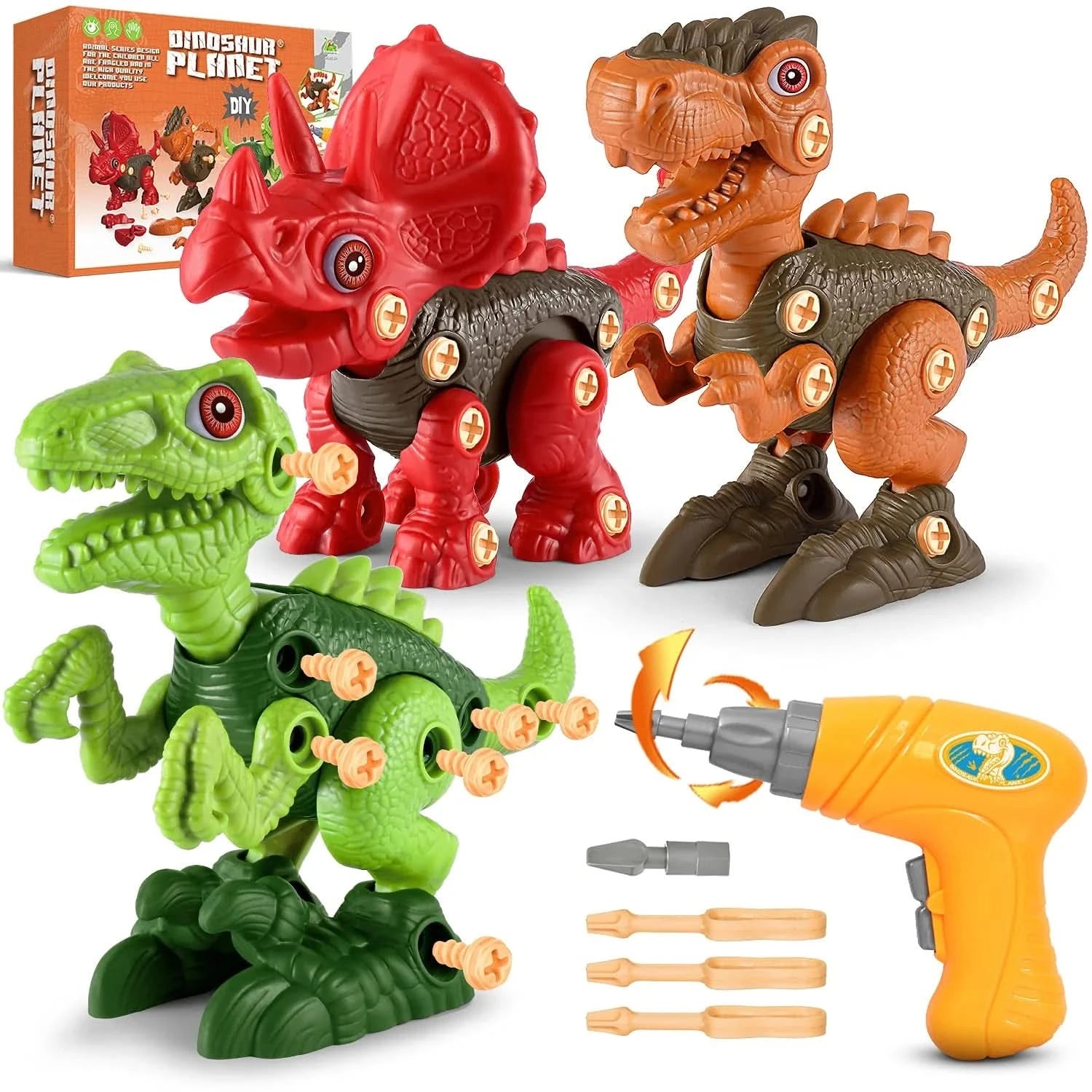 Byggbare dinosaurer – STEM-leke for kreativ lek