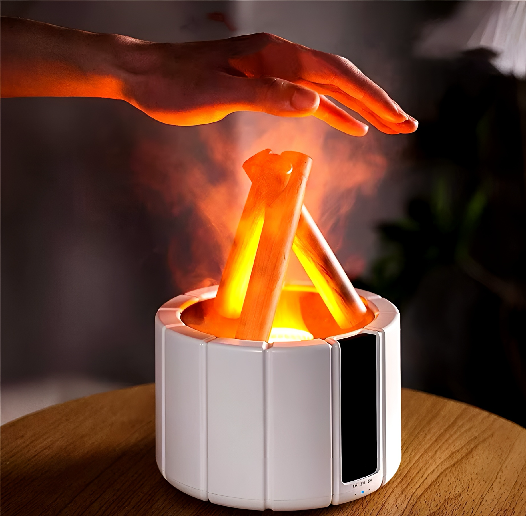 Brasa Aromadiffuser: Långvarig Aromaterapi med Färgglada Ljus och Säker Drift - Varuhuset24