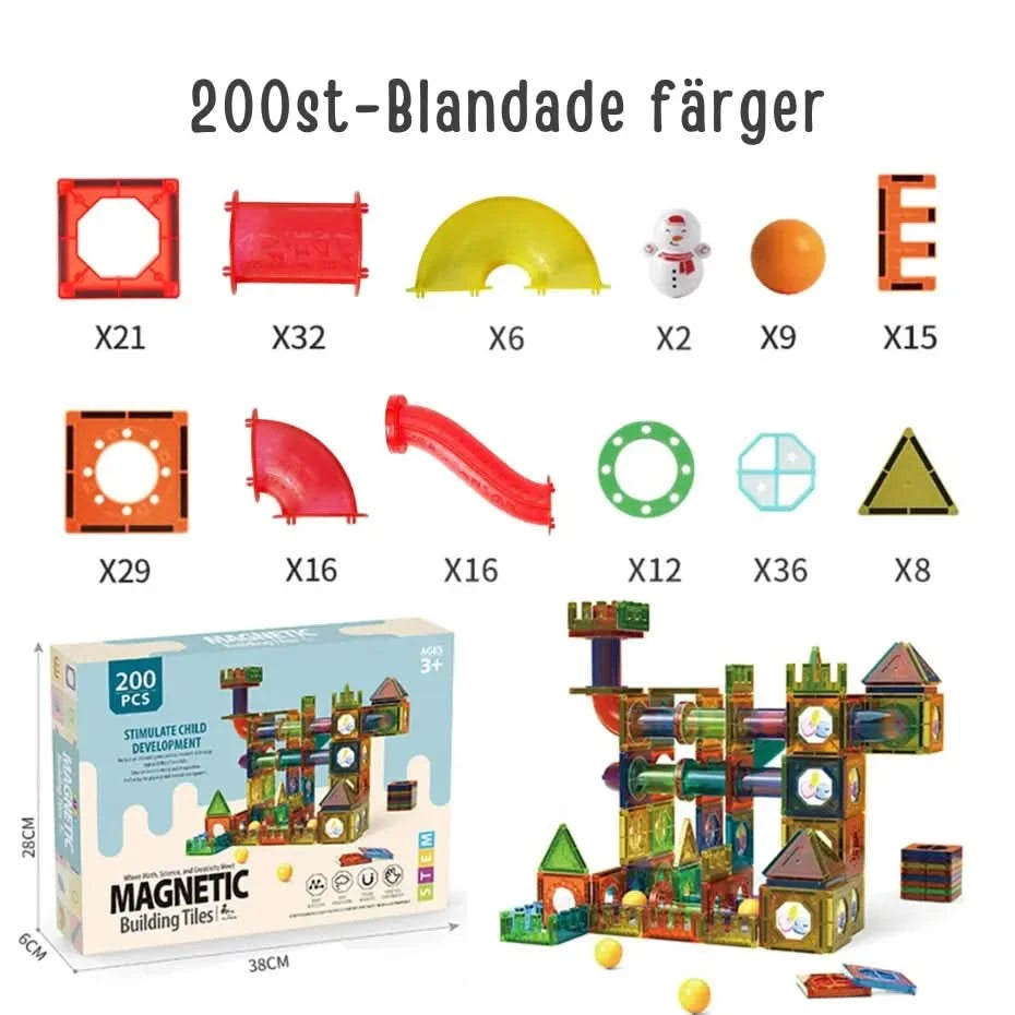 Magnetiske byggeklosser for barn – pedagogisk og kreativt leketøy
