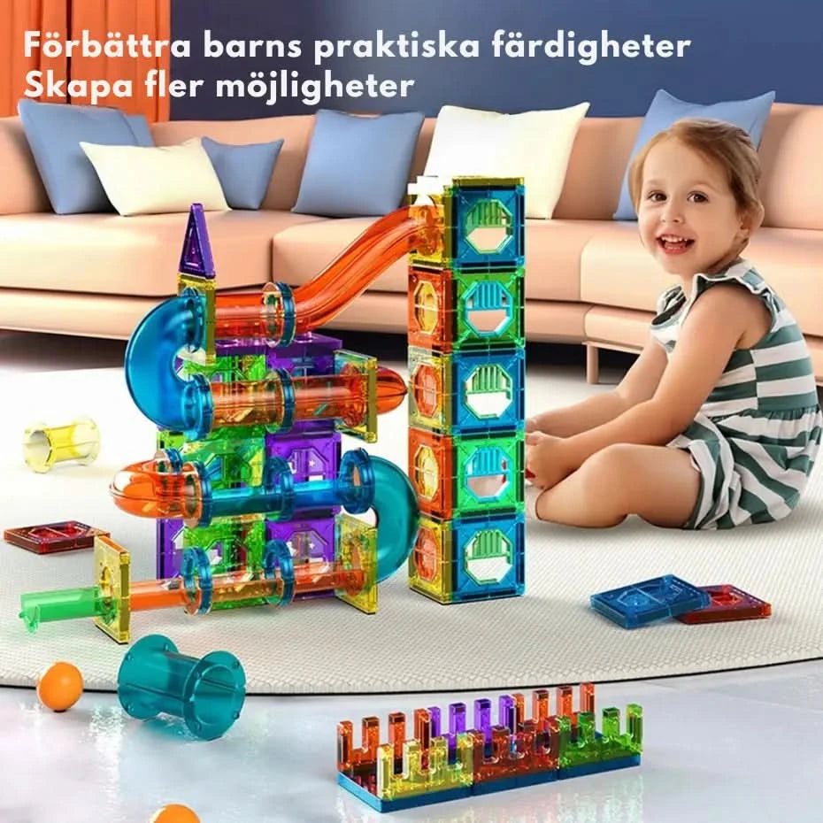 Magnetiske byggeklosser for barn – pedagogisk og kreativt leketøy