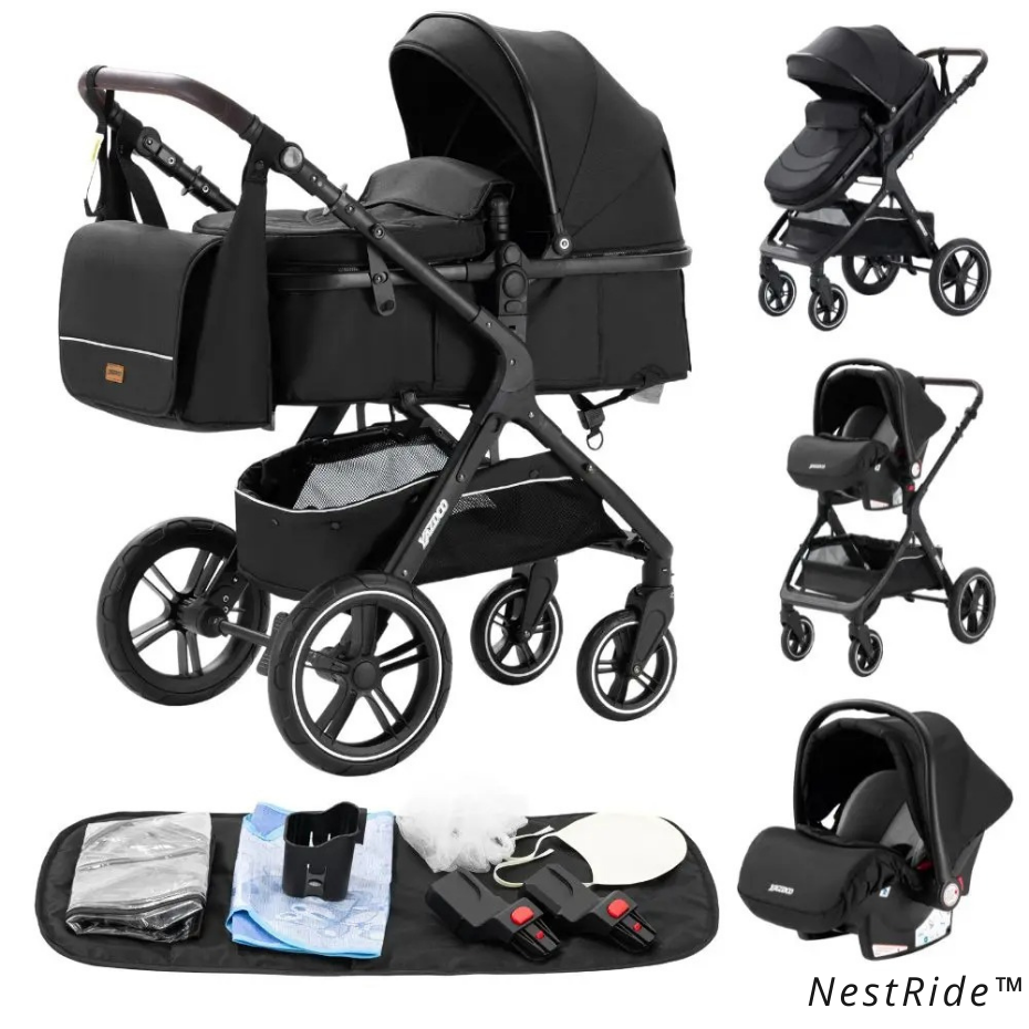 NestRide™ Barnvagn – Ergonomisk Komfort, Smidig Hantering och Stil - Varuhuset24