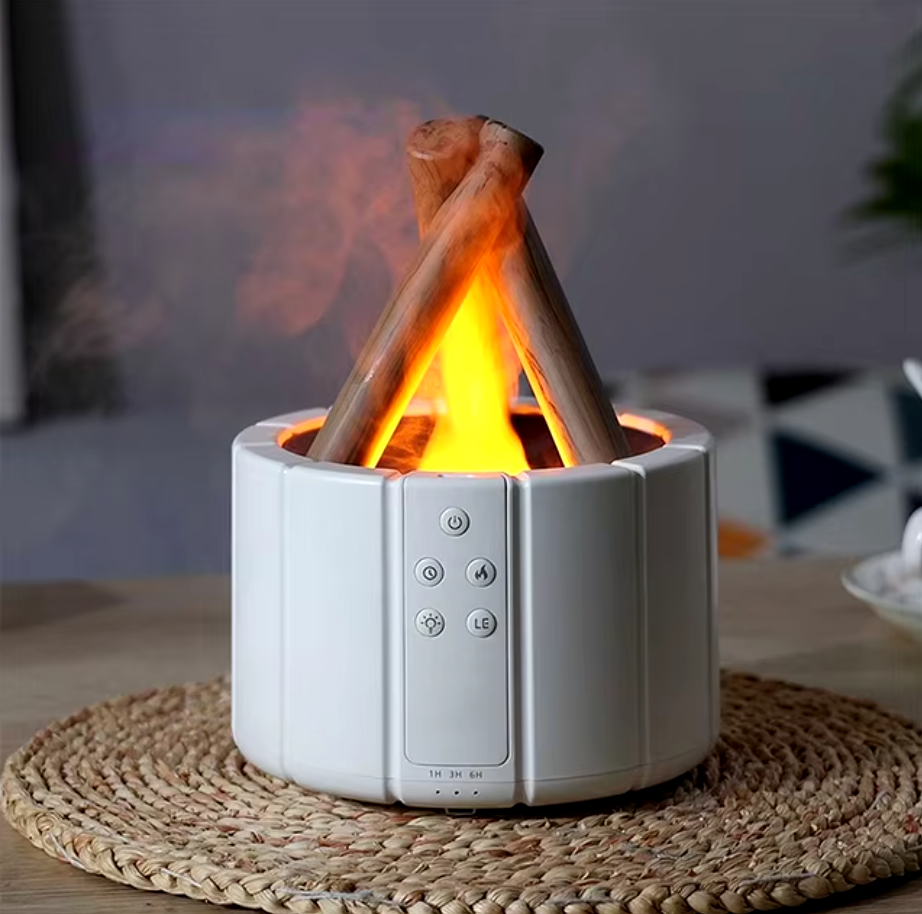 Brasa Aromadiffuser: Långvarig Aromaterapi med Färgglada Ljus och Säker Drift - Varuhuset24