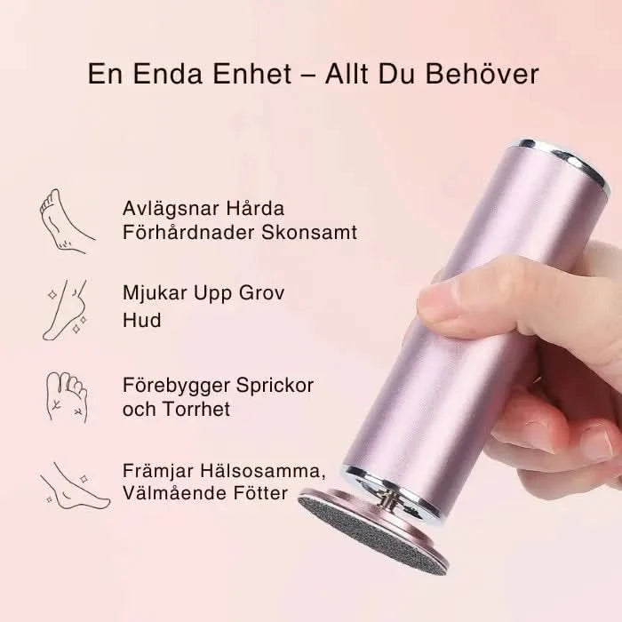 SkinLuxe™ – Babyglatte føtter på 10 minutter, uten salong