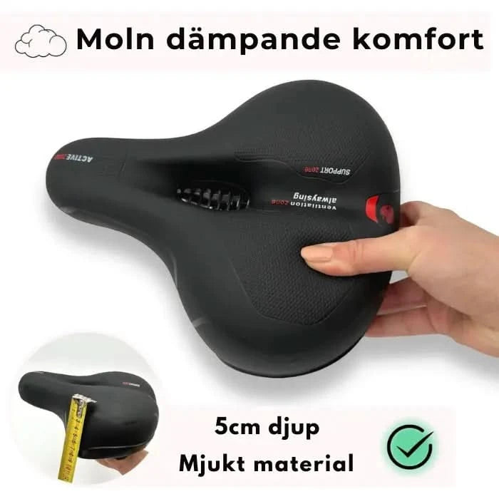 Saddle Power™ – Syklus lenger, smertefri