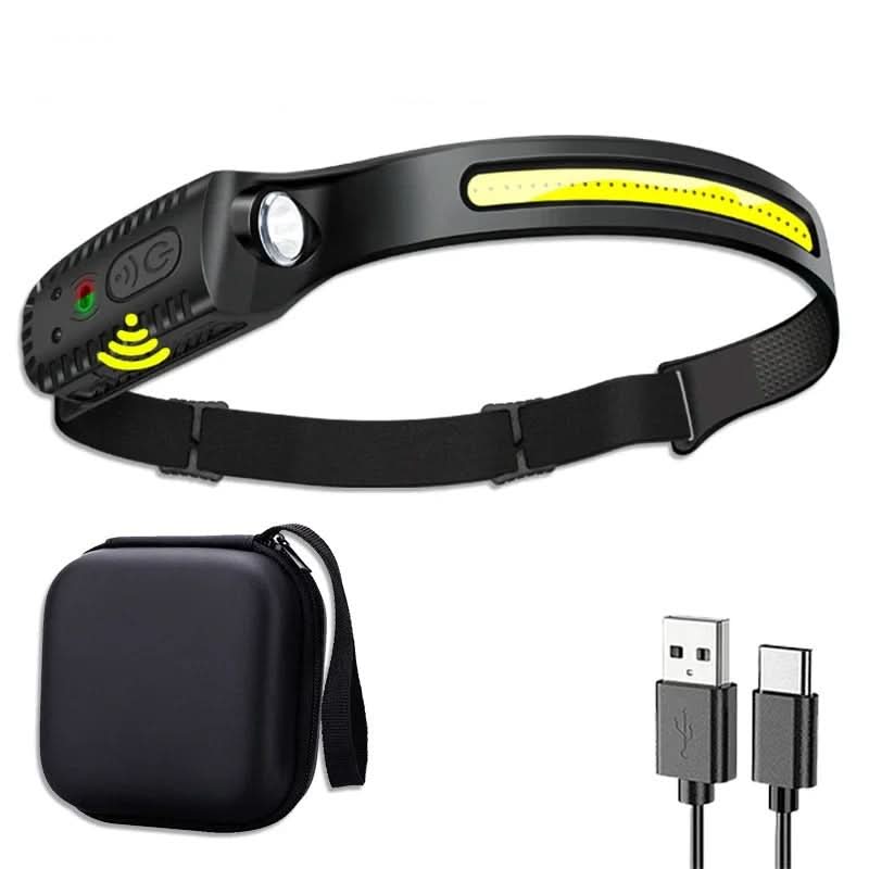 LuminX™ Pro 230° LED Pannlampa – Uppladdningsbar & Handsfree Arbetslampa för Camping, Löpning & Fiske - Varuhuset24