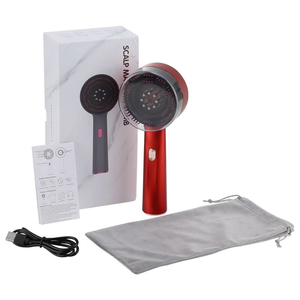 GlowBrush™ Pro – Infrarødt lys og massasje for sterkere, sunnere hår.
