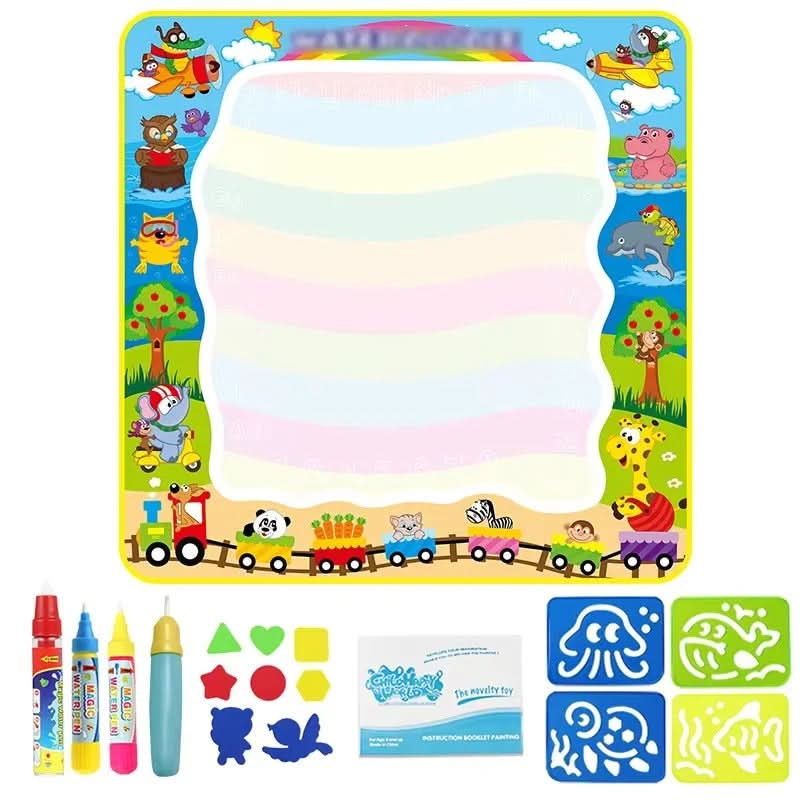 Water Doodle Mat – Kladdfri Kreativitet för Barn 3-8 år - Varuhuset24
