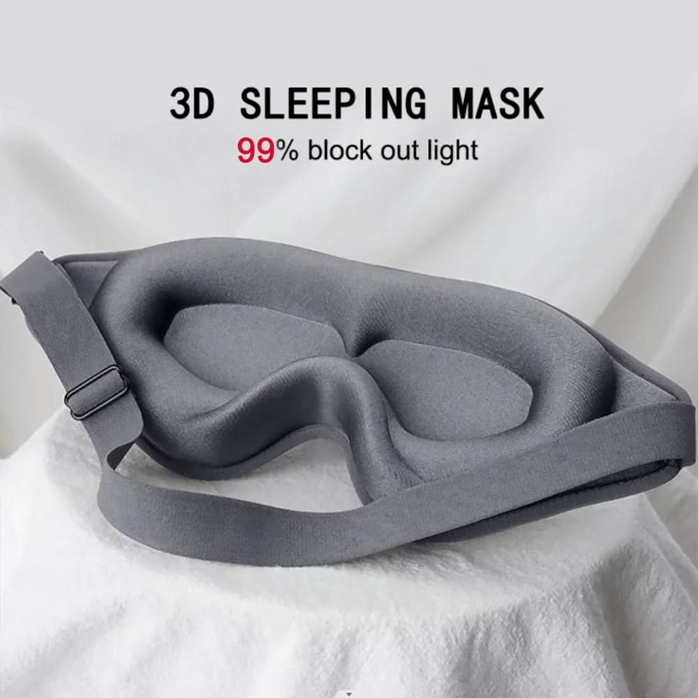 3D Sleep Mask – Blockera Ljus & Få Djup Sömn | Justerbar & Ergonomisk Design - Varuhuset24
