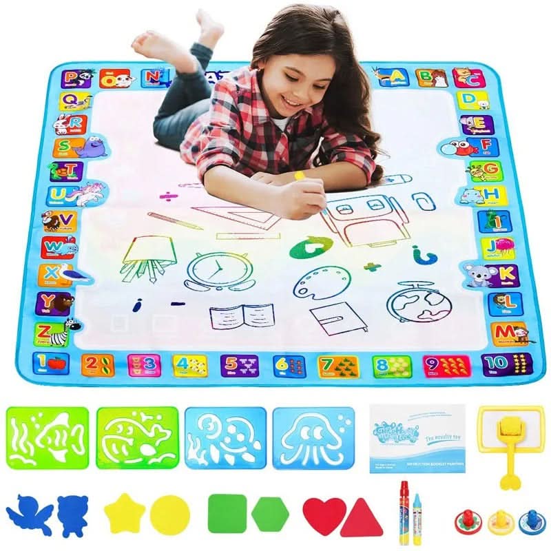 Water Doodle Mat – Kladdfri Kreativitet för Barn 3-8 år - Varuhuset24