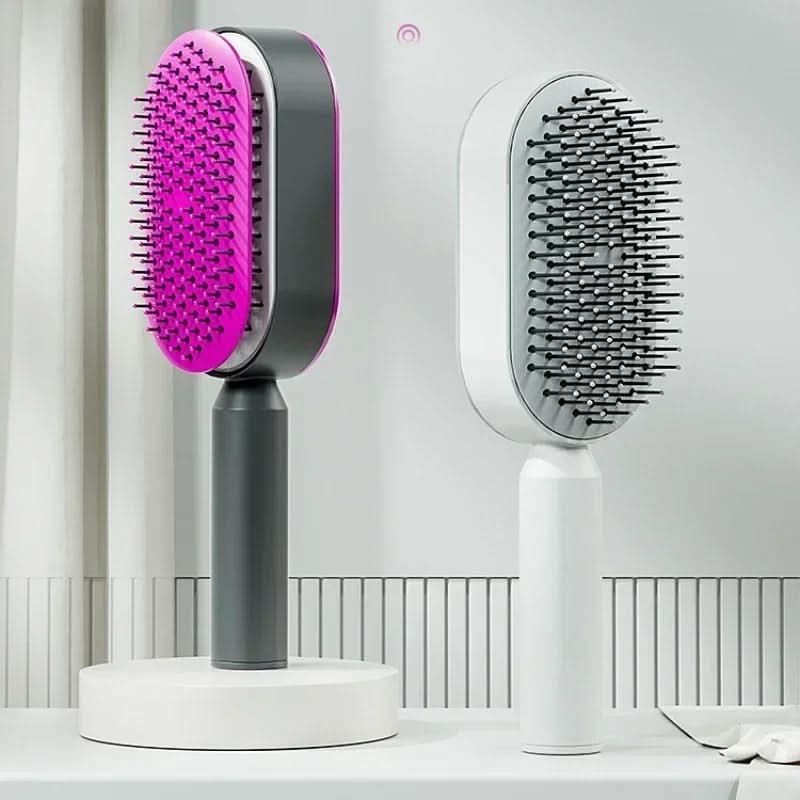 CleanEase™ – Selvrensende hårbørste med massasjeeffekt