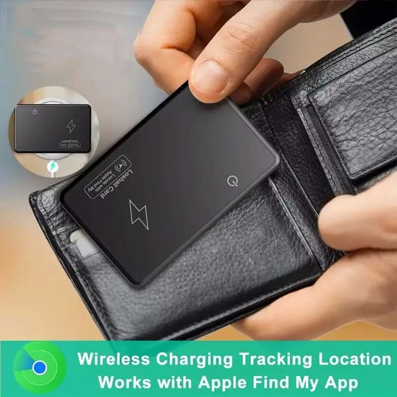 TidyTrack™ – Ultratunn GPS Plånboksspårare med Apple Find My - Varuhuset24