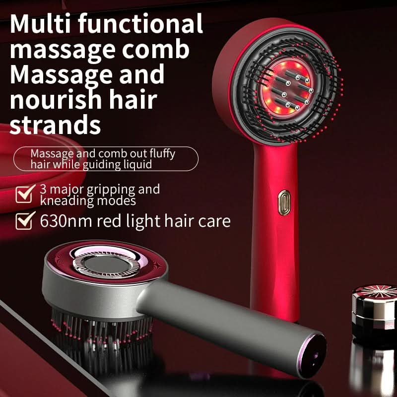 GlowBrush™ Pro – Infrarødt lys og massasje for sterkere, sunnere hår.