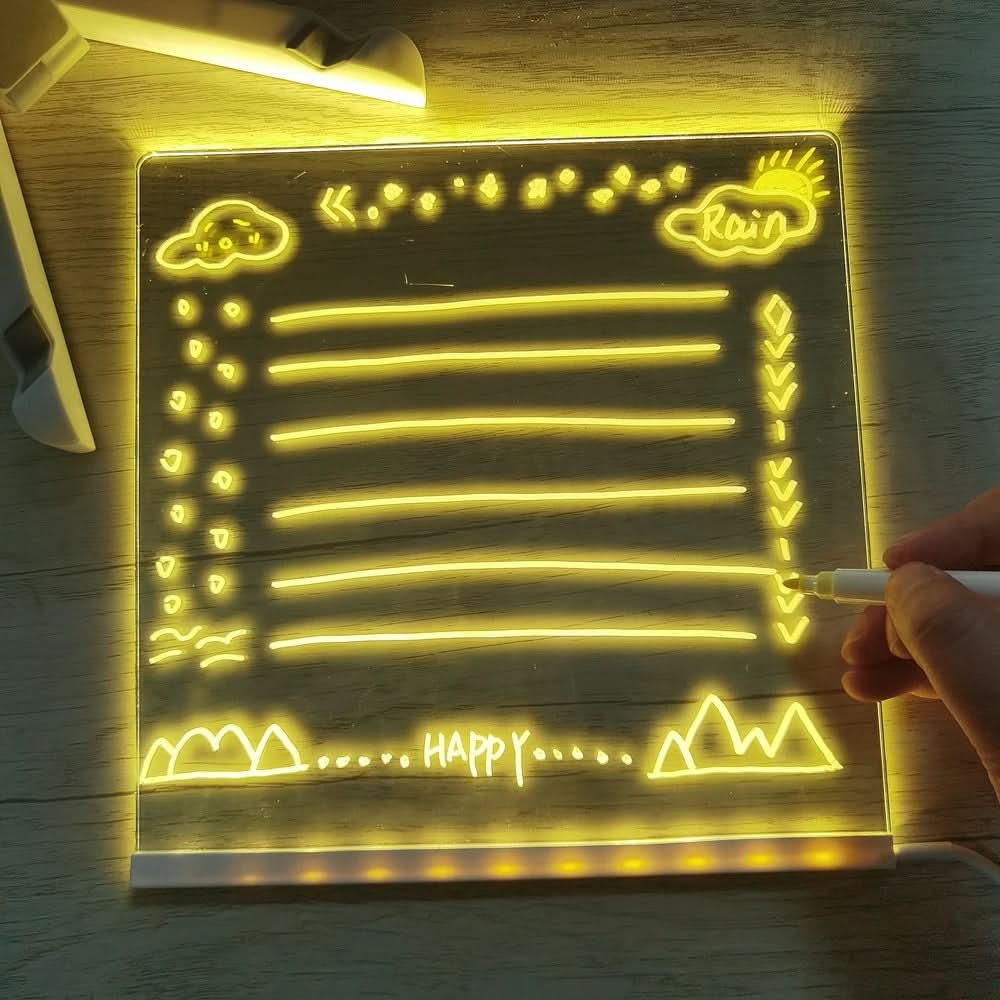LumiBoard™ – Magisk LED-tegnebrett for barn | Creative Light Board og gjenbrukbar tegneblokk
