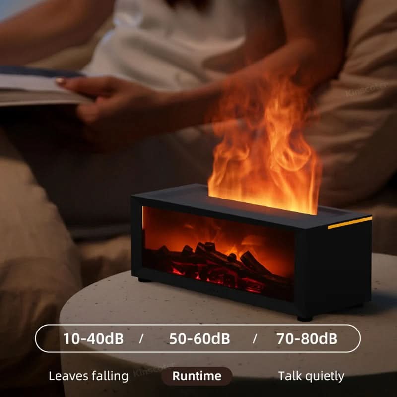 Aroma Diffuser med Eldstadseffekt – Stämningsfull Doftspridare för Avkoppling och Atmosfär - Varuhuset24