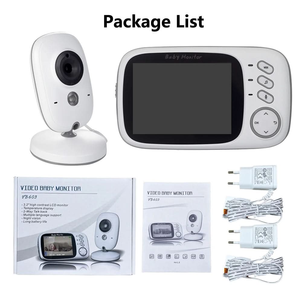 BabyNest Pro™ – Avancerad Babyvakt med Skärm, Nattvision & Tvåvägsljud - Varuhuset24